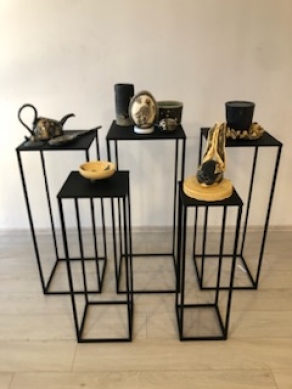 SET OF 5 METAL TABLES - APOLLO